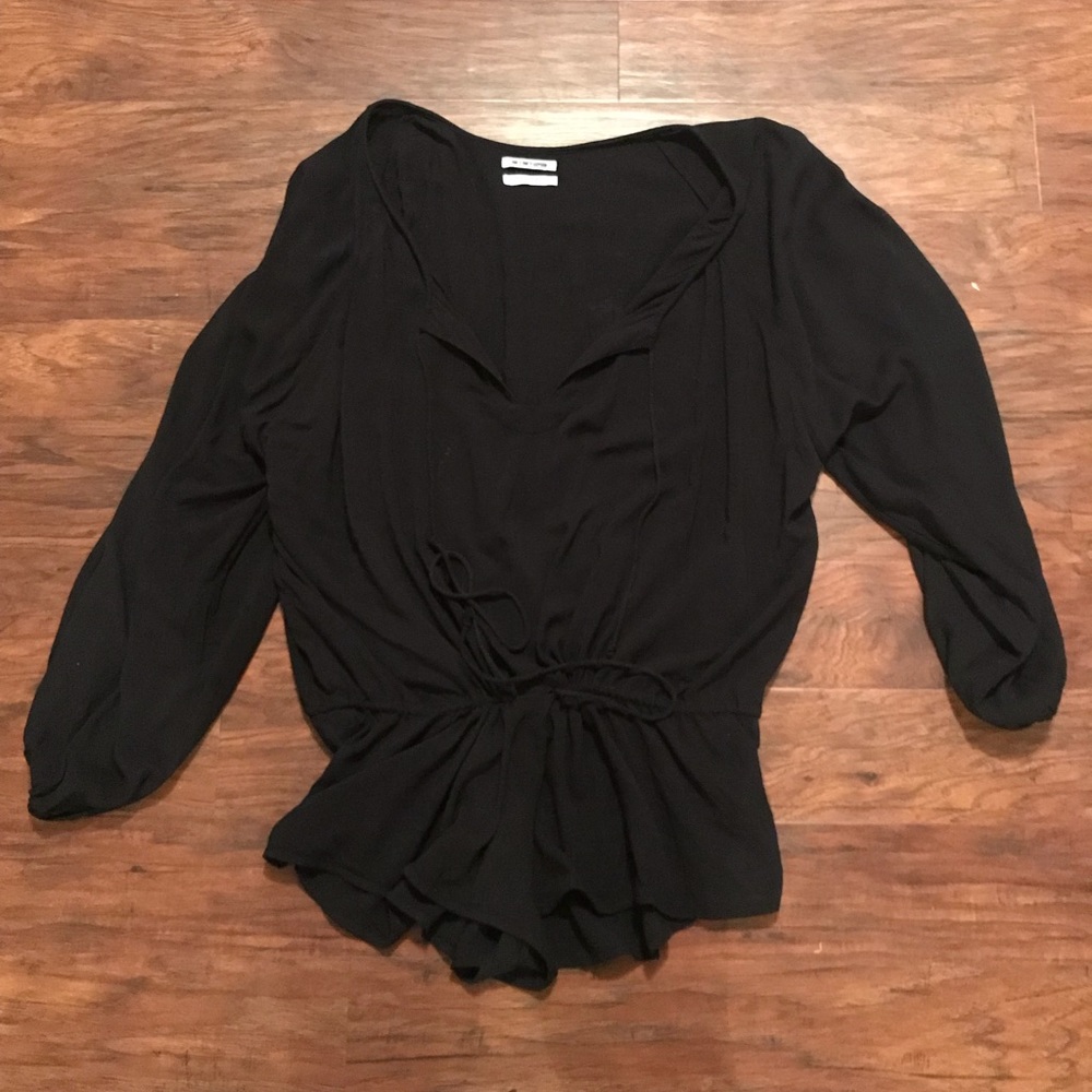 One Teaspoon Black Oversized Romper